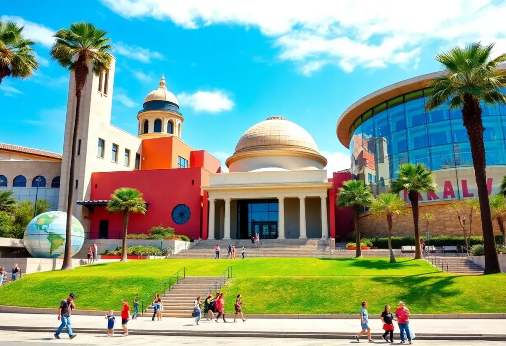 Visitors exploring multiple museums during San Diego Museum Month