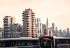 Multi-story housing development in San Francisco near transit