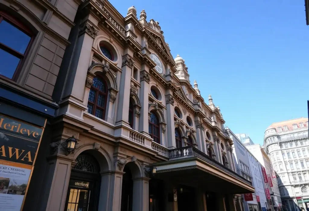 Historic Spreckels Building and Theatre in downtown San Diego