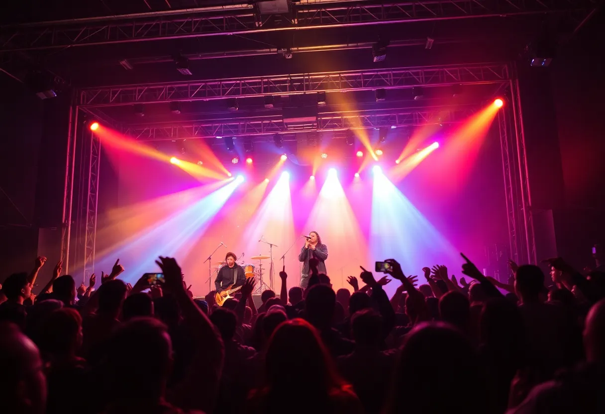 Umphrey's McGee performing live on stage in San Diego