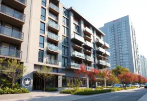 Rendering of the West 4th Lofts, a luxury residential development in Escondido