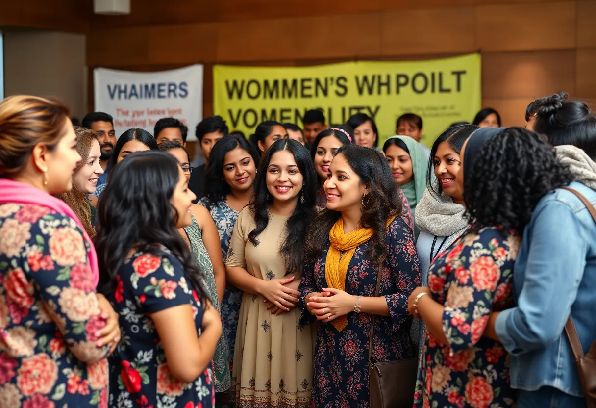 Community event for women's empowerment in San Diego