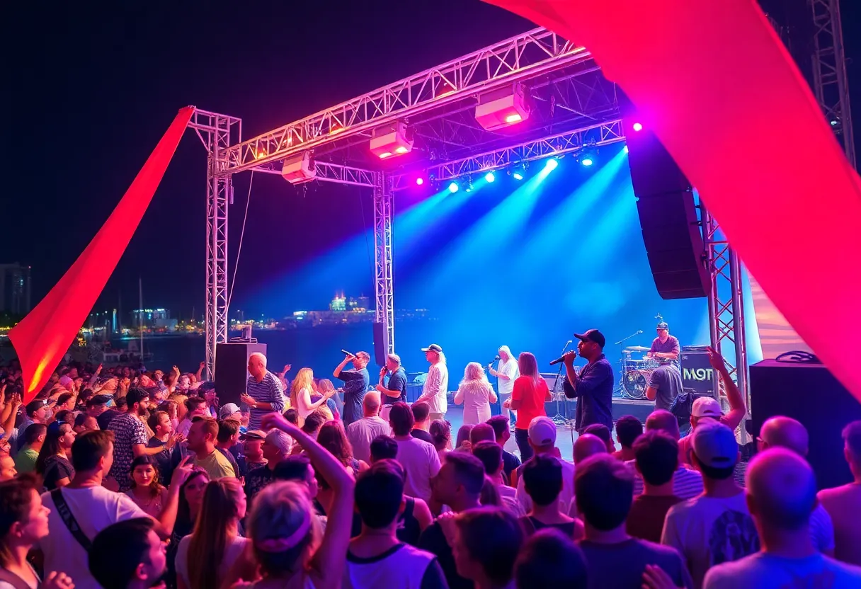 Diverse artists performing at the Wonderfront Festival